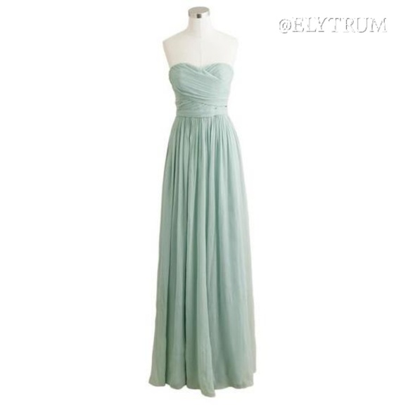 J. Crew Dresses & Skirts - J.Crew Arabelle silk strapless gown